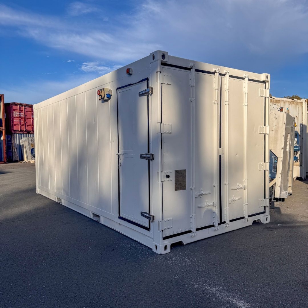container frigorifique avec porte