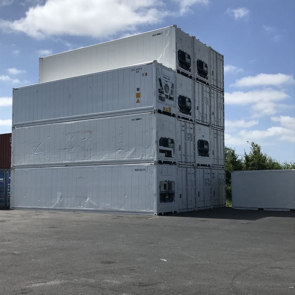 container frigorifique disponible blanc